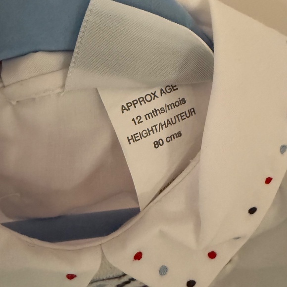 Sarah Louise/Dani Romper Bubble Red, White and Blue, 12M, NWT - Picture 5 of 5